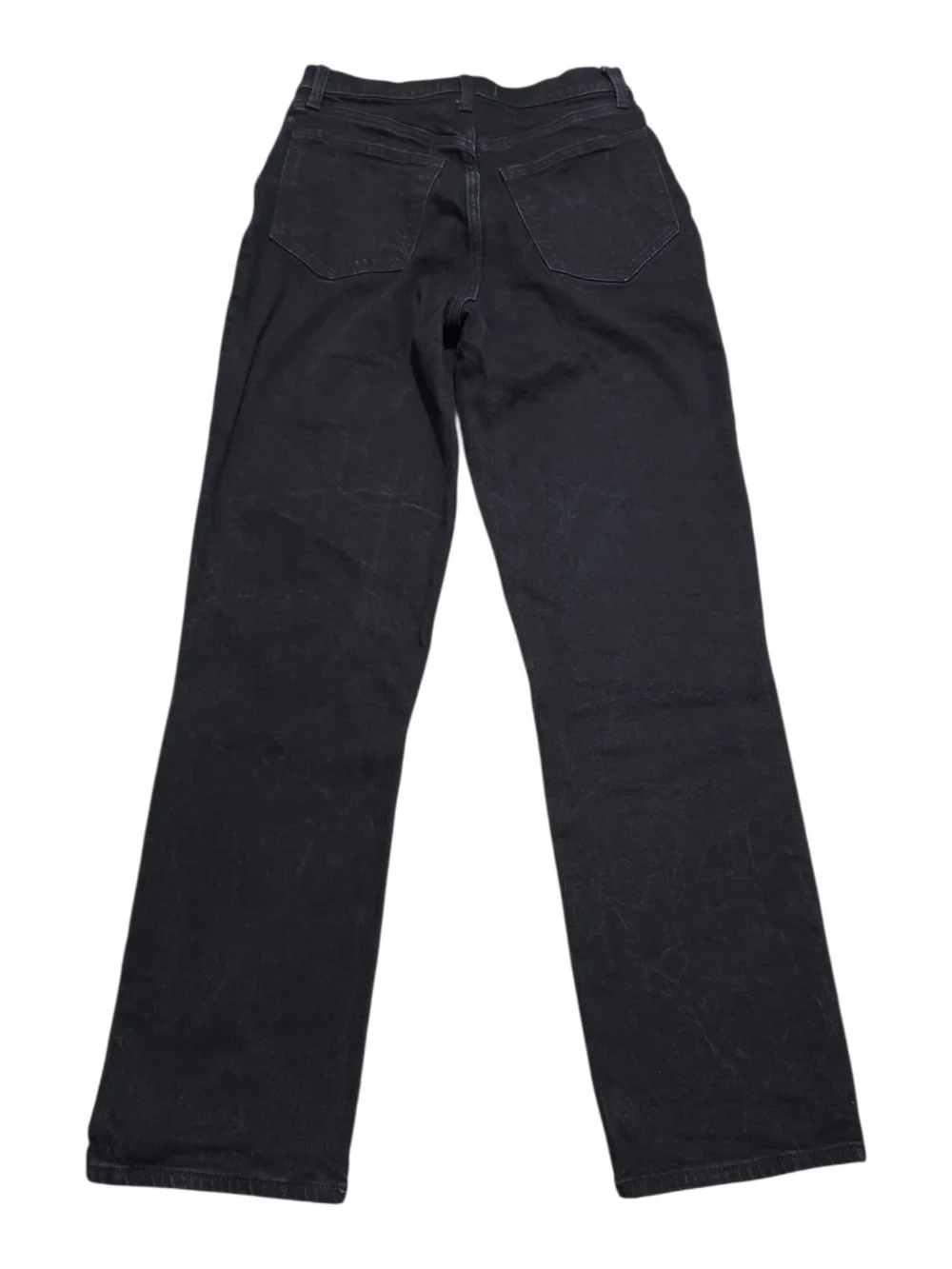 Abercrombie & Fitch Jeans The 90s Straight Ultra High Rise 6/28 Black Curve Love